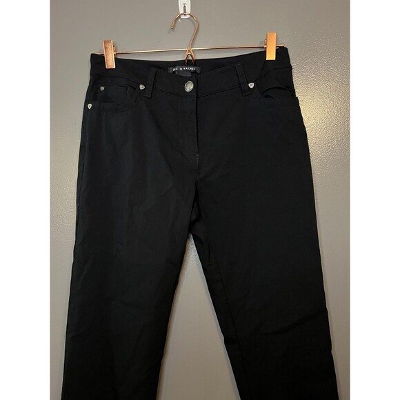 Zac & Rachel Pants Womens 8 Black Straight Leg Stretch Dress Career Work Office - Picture 1 of 7